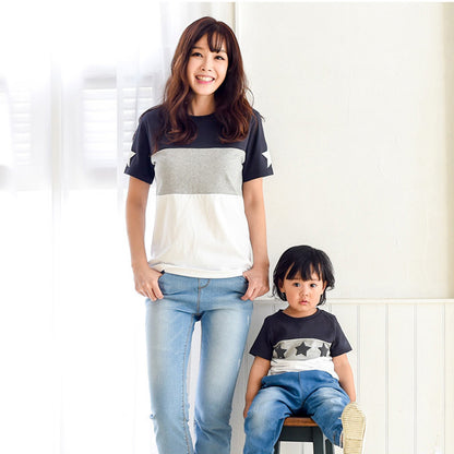Matching Family Beach Outfits - Star Short Sleeve T-Shirts