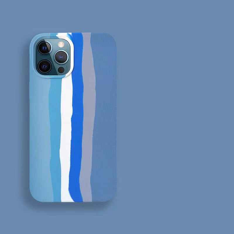 Rainbow Liquid Shell Phone Case for Apple iPhone 11