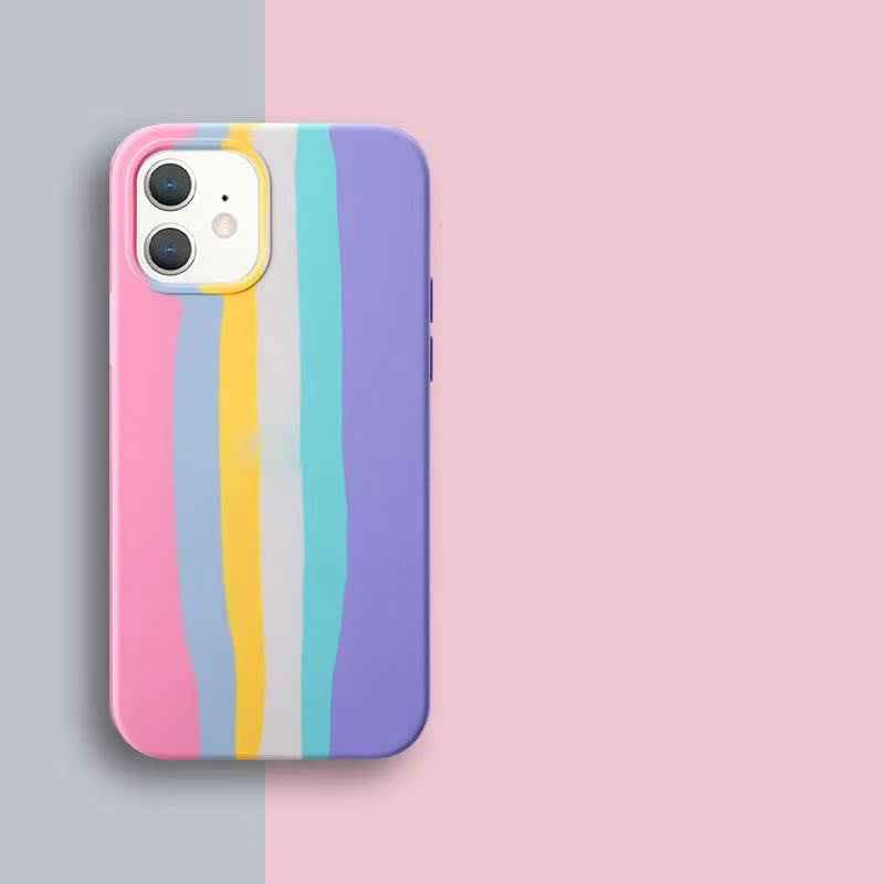 Rainbow Liquid Shell Phone Case for Apple iPhone 11