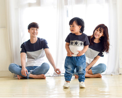Matching Family Beach Outfits - Star Short Sleeve T-Shirts