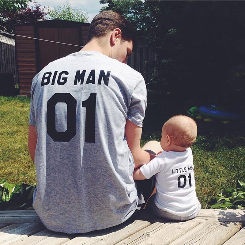 Parent-Child Matching Cotton T-Shirts